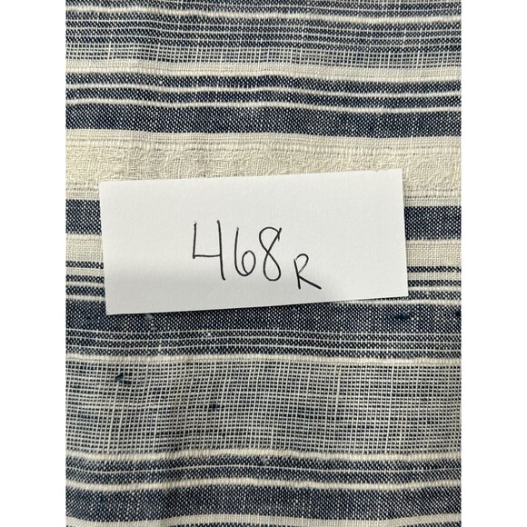 Artisan NY Womens Linen Sleeveless Top Size L Blue & White Stripes - Picture 8 of 8